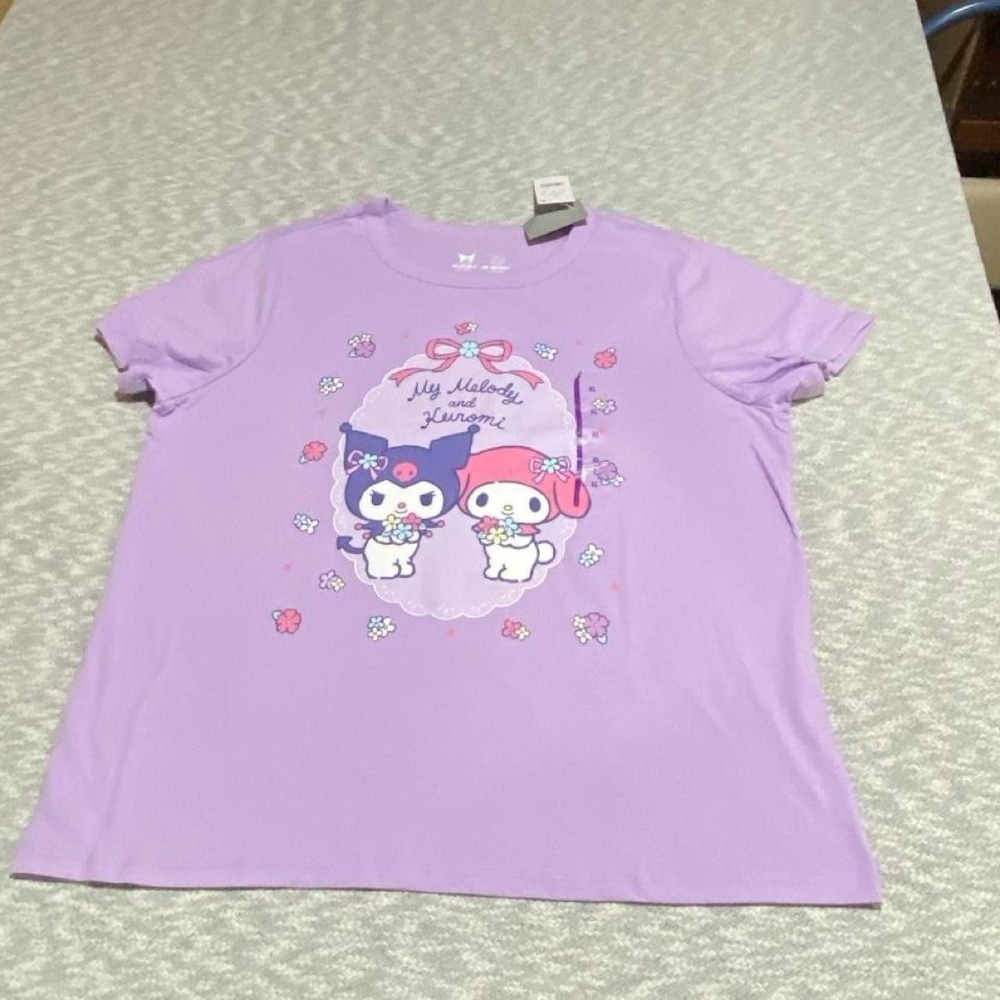 Sanrio My Melody and Kuromi T-Shirt women XL. SKU-B814 Brand New with Tags